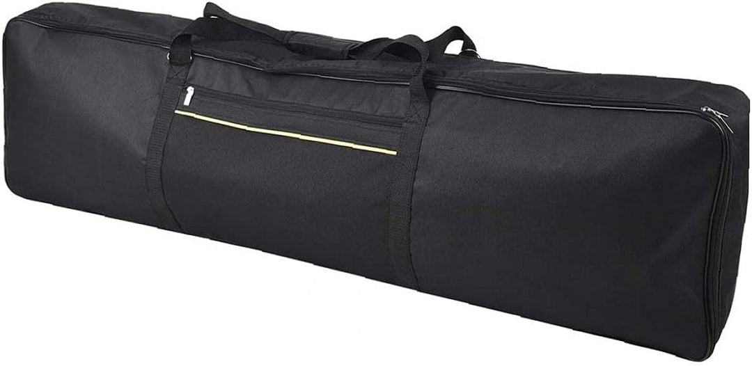 NIDONE Klaviertasche für elektronisches Klavier, 88 Tasten, universal, dick, wasserdicht, Schwarz, S