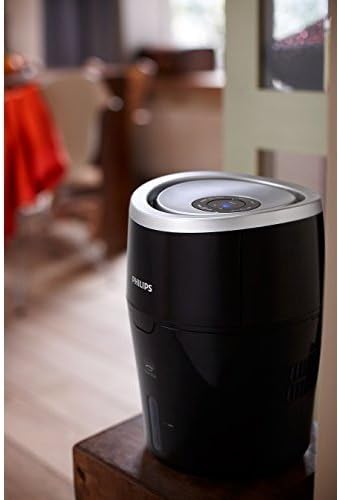 Philips HU4813/10 Luftbefeuchter (bis zu 44m², hygienische NanoCloud-Technologie, leiser Nachtmodus,