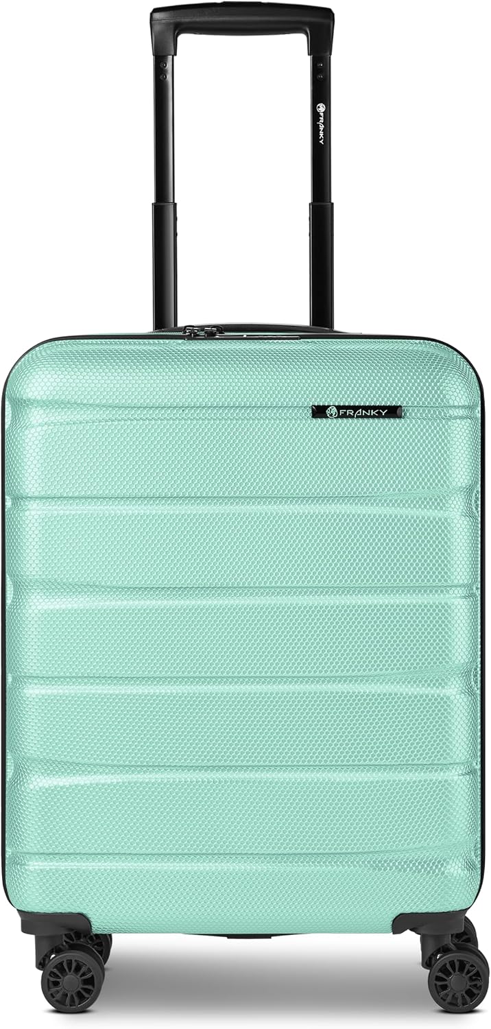 Franky Munich 4.0 Handgepäck Koffer | Hartschalen Trolley mit 4 Rollen, TSA-Zahlenschloss, Arretierb