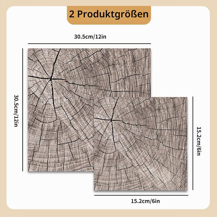 48 Blätter Scrapbook Papier 30x30 cm Dekoratives Craft Papier mit Holz Texturen und Muster für DIY H