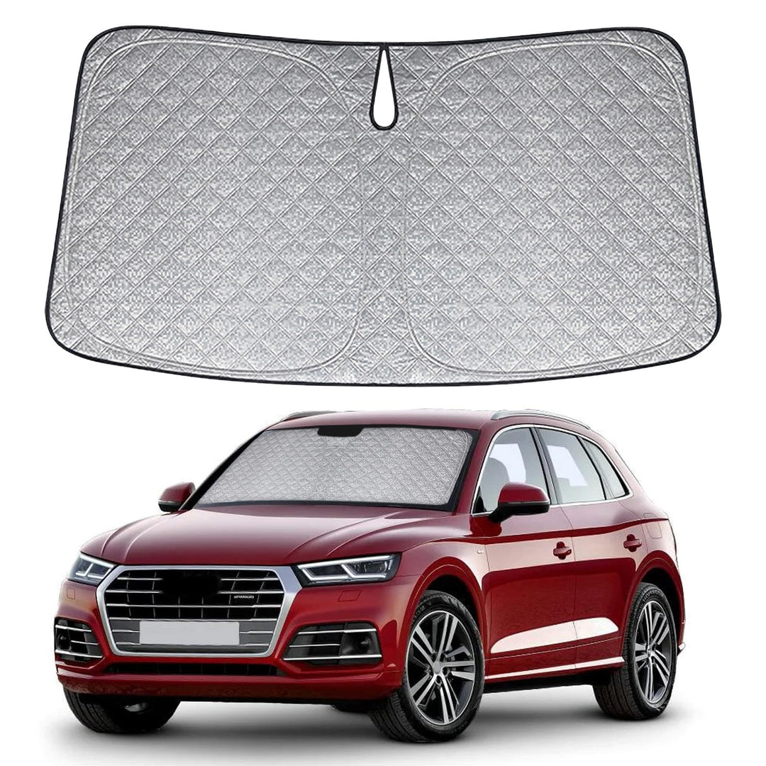 Sonnenschutz Auto Frontscheibe Ersatz für Audi Q5 2018-2024, Moderner UV-Schutz mit 6 Schichten, Ref