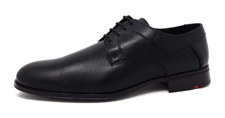 LLOYD Herren Schnürhalbschuhe Levin, Männer Businessschuhe,Derby,Normalweit 39 EU Schwarz, 39 EU Sch
