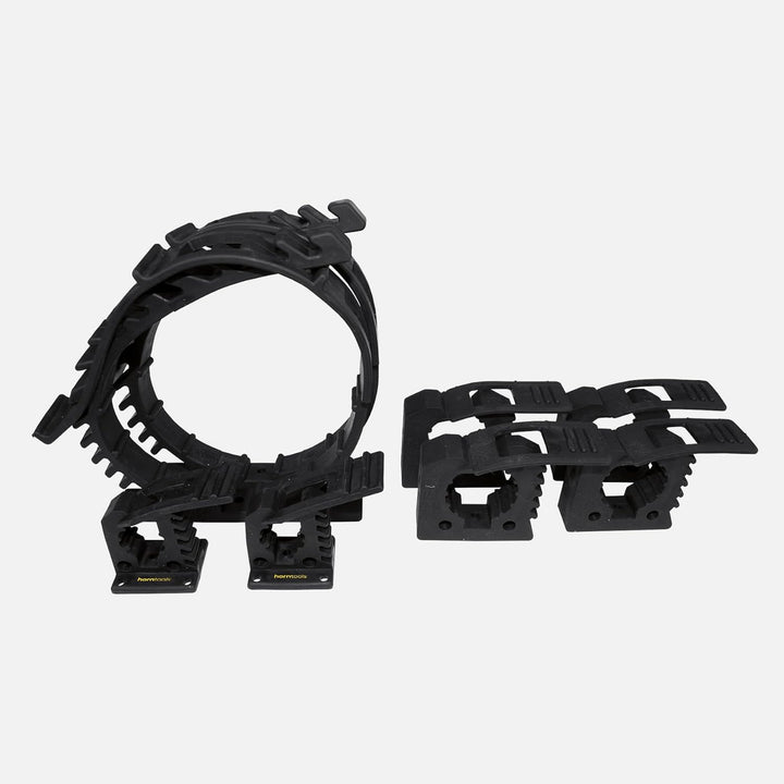 Horntools Quickfist Werkzeughalter Kit 8tlg., Zurr- und Klemmsystem, 2 Super-Quick-, 2 Mini- und 4 S