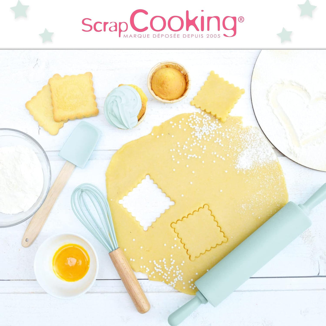 ScrapCooking - Backset für Kinder - Backen Zubehör für Kinder - Geschenkbox 4 Utensilien: Schneebese