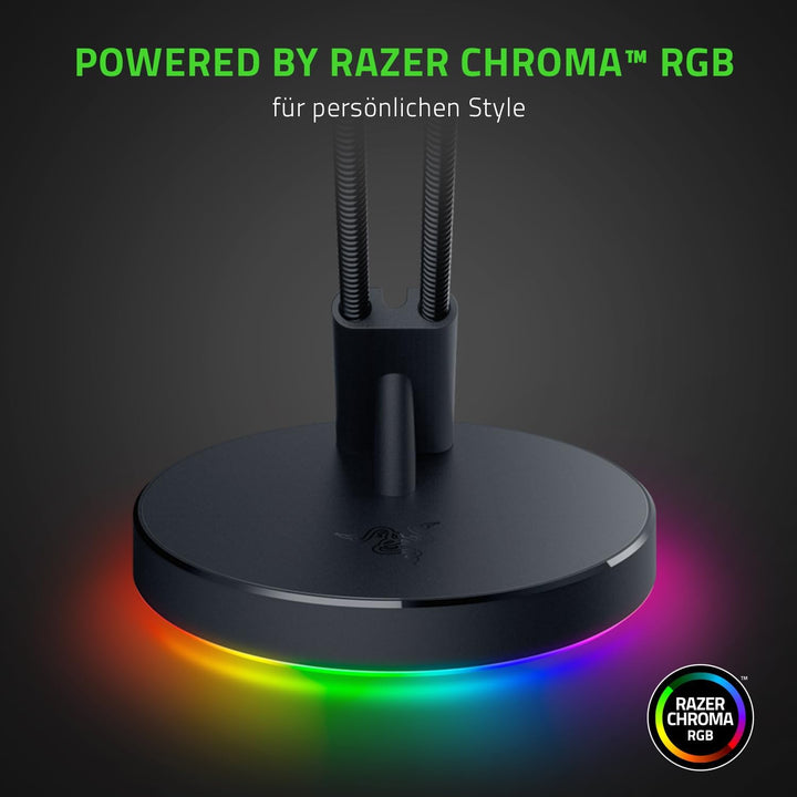 Razer Mouse Bungee V3 Chroma - Mauskabel-Halter mit RGB-Beleuchtung (Federarm mit Kabel-Clip, schwer