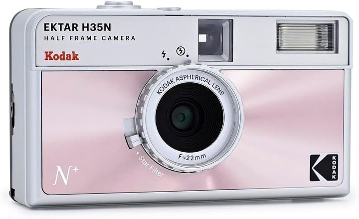 Kodak Ektar H35N Halbrahmen-Filmkamera, 35 mm, wiederverwendbar, fokusfrei, Glühbirnenfunktion, Ster