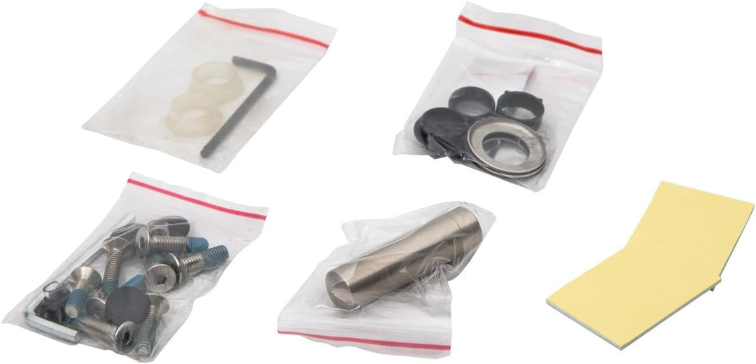 inova Beschlagset für Glastür Edelstahl Schloss Studio Bohrung Türdrücker + Türbänder Typ DB05