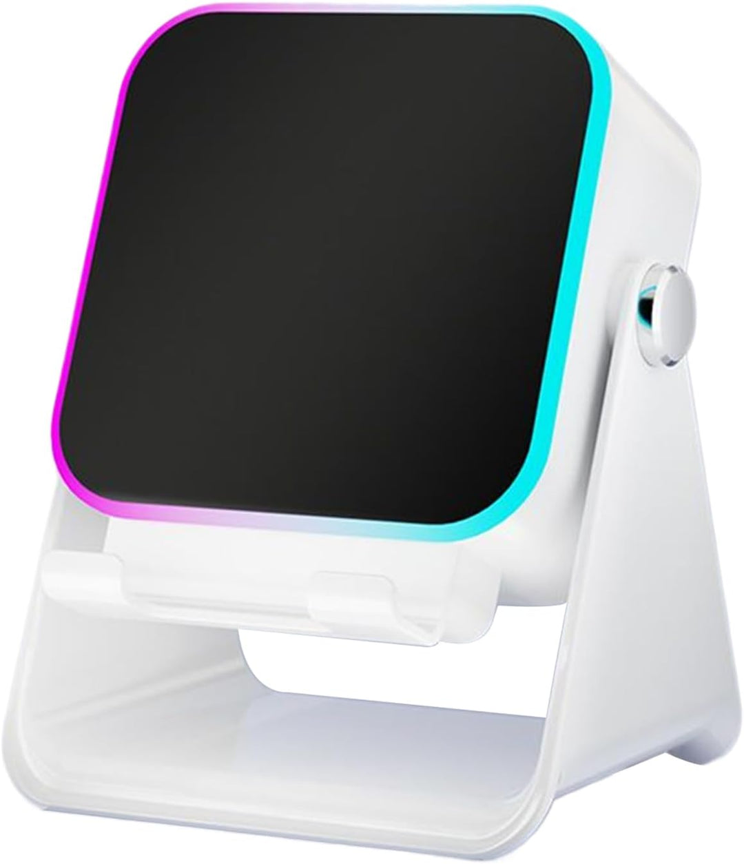 Induktionslautsprecher – Klappbarer Audio-Bracket Station mit Licht, 10 W Telefonhalterung, Induktio