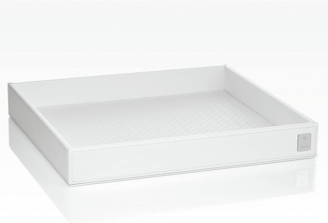 JOOP! BATHLINE, Tablett quadratisch XL, Weiss