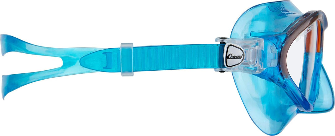 CRESSI Moon Schwimmbrille Kinder 7 bis 15 Jahre mit Bruchsicheren Gläsern, Kratzschutz, Sicherem Sit