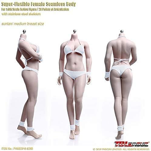 OBEST 1/6 Female Action Figure Without Head-Shaped Clothes and Bikini - Wheat Complexion (S29B)