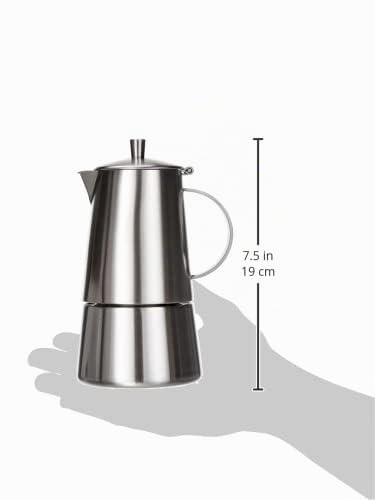 Cilio 202298 Modena Espressokocher, Edelstahl, 4