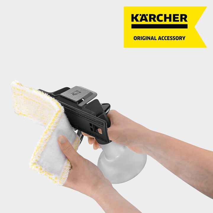 Kärcher Sprühflaschenset Extra inkl. Mikrofaser-Wischbezug mit Klett-Befestigung, breitem und schmal