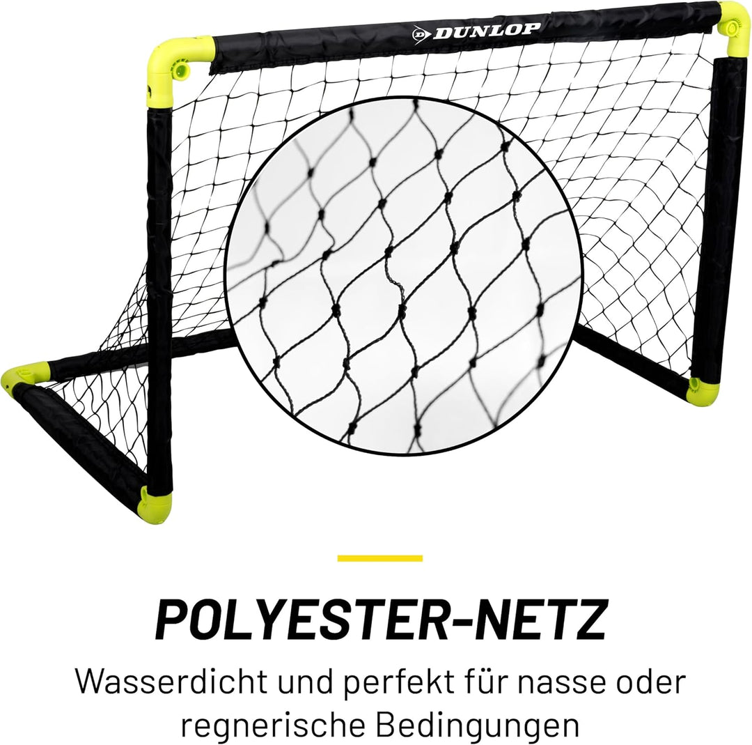 Dunlop Fussballtor - Fussballtor - Faltbares fussball Tor - Fussballtore für Garten Kinder - Fussbal