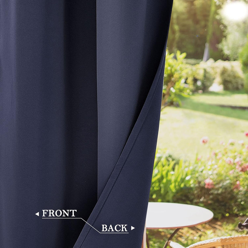 PiccoCasa 2er Set Gardine für Küche Polyester Scheibengardine Kurzgardine Blickdicht Kleine Gardine