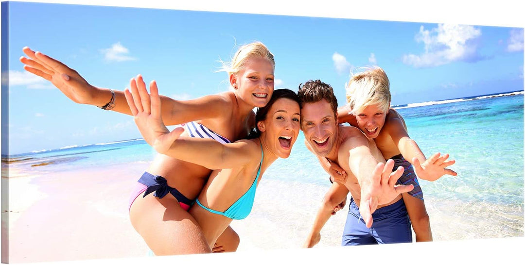 ge Bildet hochwertiges Leinwandbild Panorama - Ihr eigenes Foto - Ihr Wunsch-Motiv auf Künstler-Lein