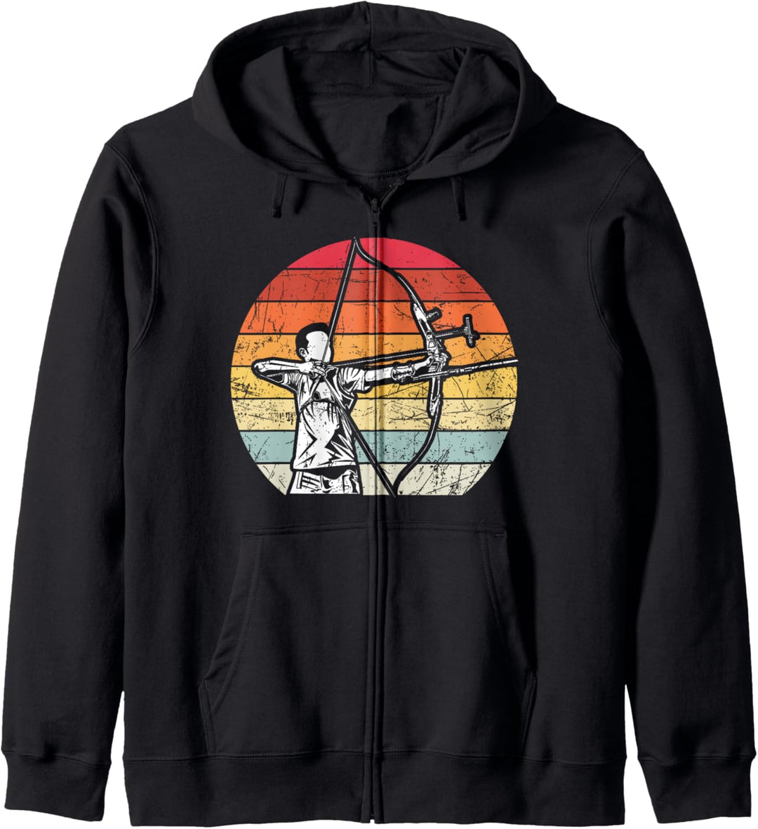 Bogenschütze Bogenschiessen Zielscheibe Bogensport Geschenk Kapuzenjacke