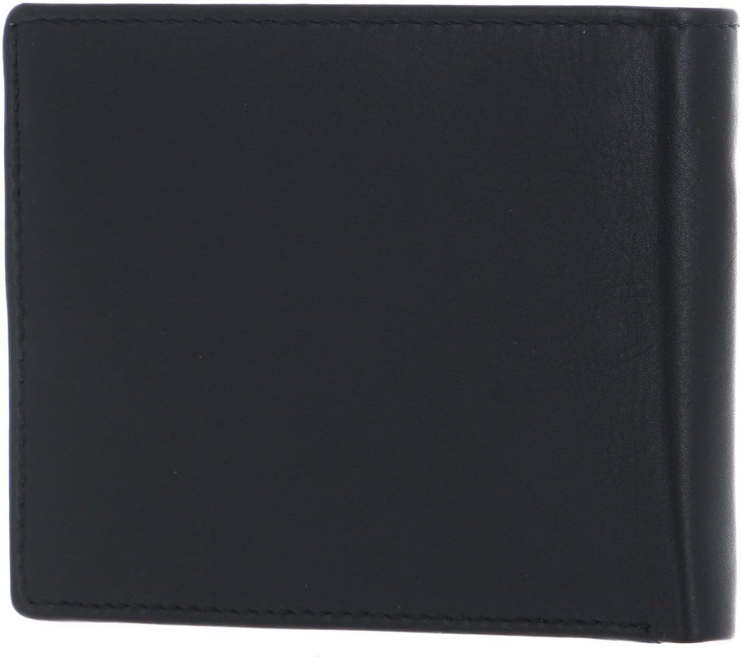 bruno banani Herren Geldbörse Portemonnaie Geldbeutel Black/Orange 1934 Black / Orange, Black / Oran