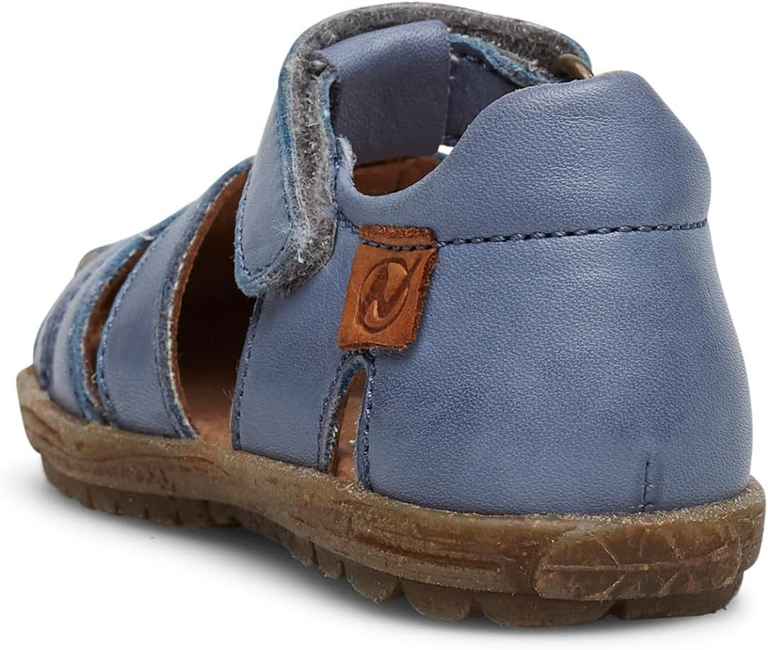NATURINO SEE-Halb geschlossene Sandalen aus laminiertem Leder-Rosa, 20 EU Blau Celeste 0c08