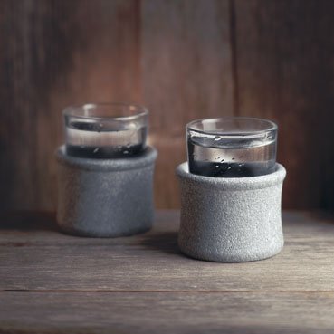 Steinschnapsbecher -Napsu- 5 cl, 2 Stück