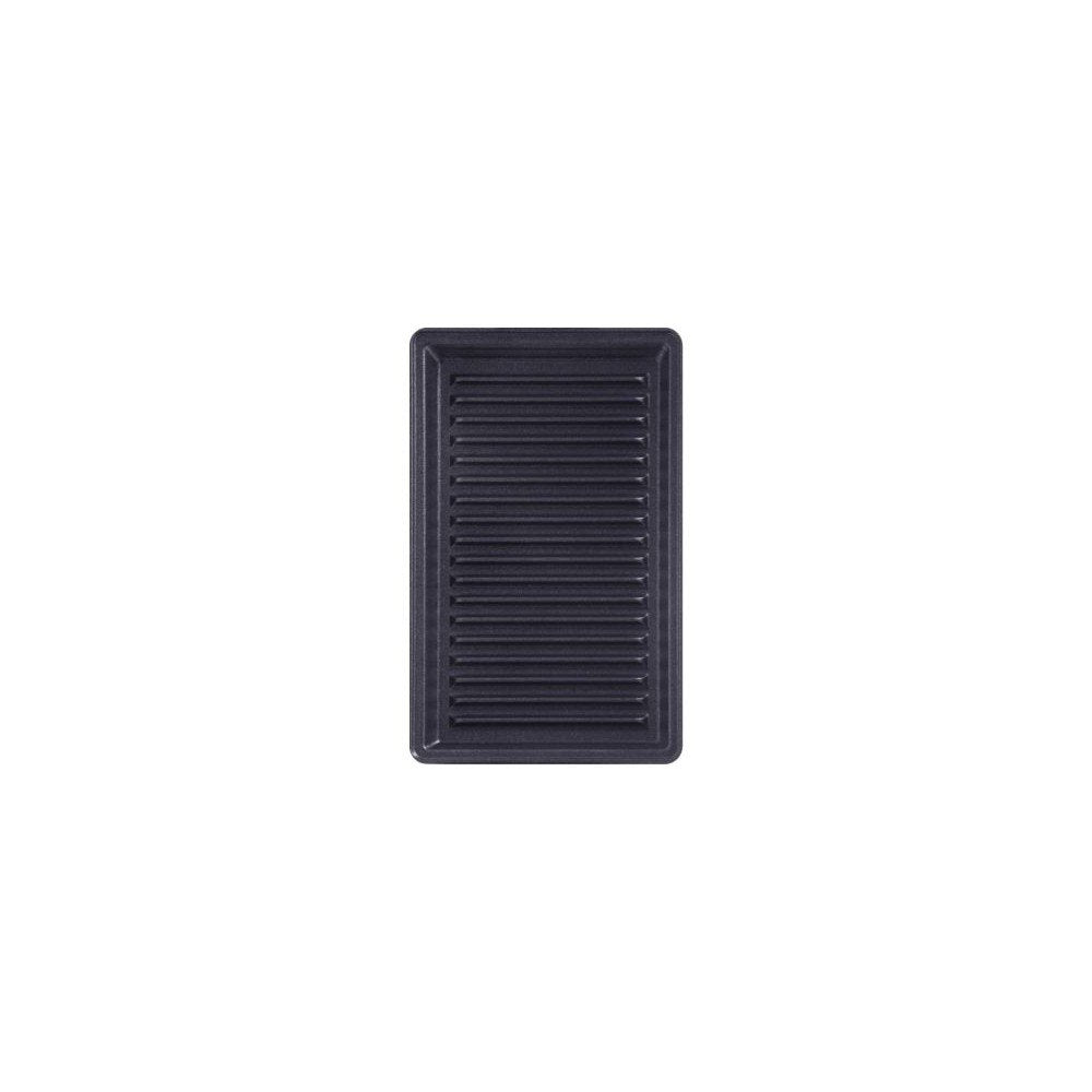 Tefal Grillplatte, Schwarz, Edelstahl, Rechteckig, Snack Collection, 0.2 kg, 450°C, EAN: 30453863661