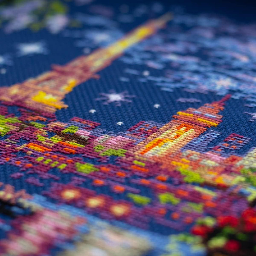 Magic Needle 550-766 ZW Wochenende in Paris Kreuzstichset mit Zählmuster Zweigart Edition, Baumwolle