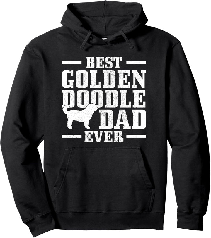 Best Goldendoodle Dad Ever Hund Vintage Golden Doodle Pullover Hoodie