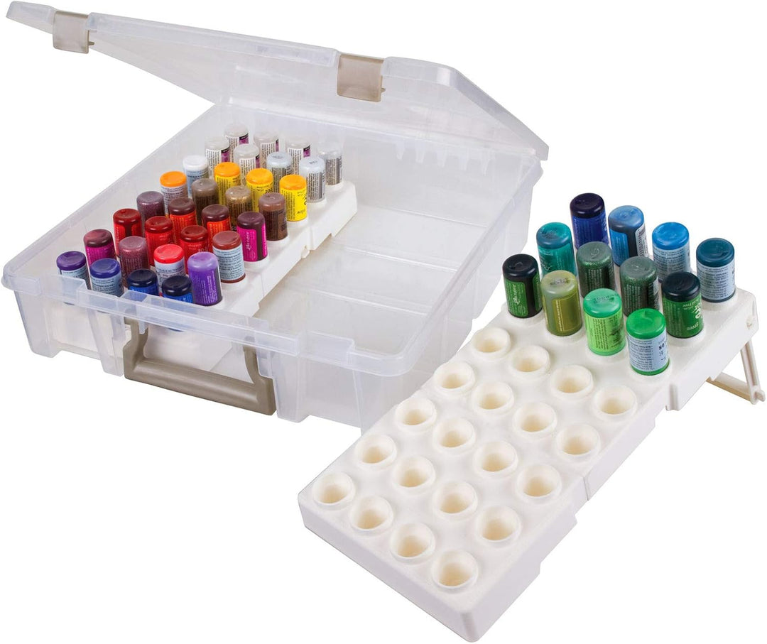 ArtBin Glitter Glue Stahl Super, mit Schalen, transluzent Farblos, Farblos