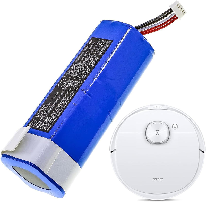 5200mAh Staubsauger Ersatzakku kompatibel mit Ecovacs Deebot T8, Deebot T9, Deebot T9+, DEEBOT N8, N