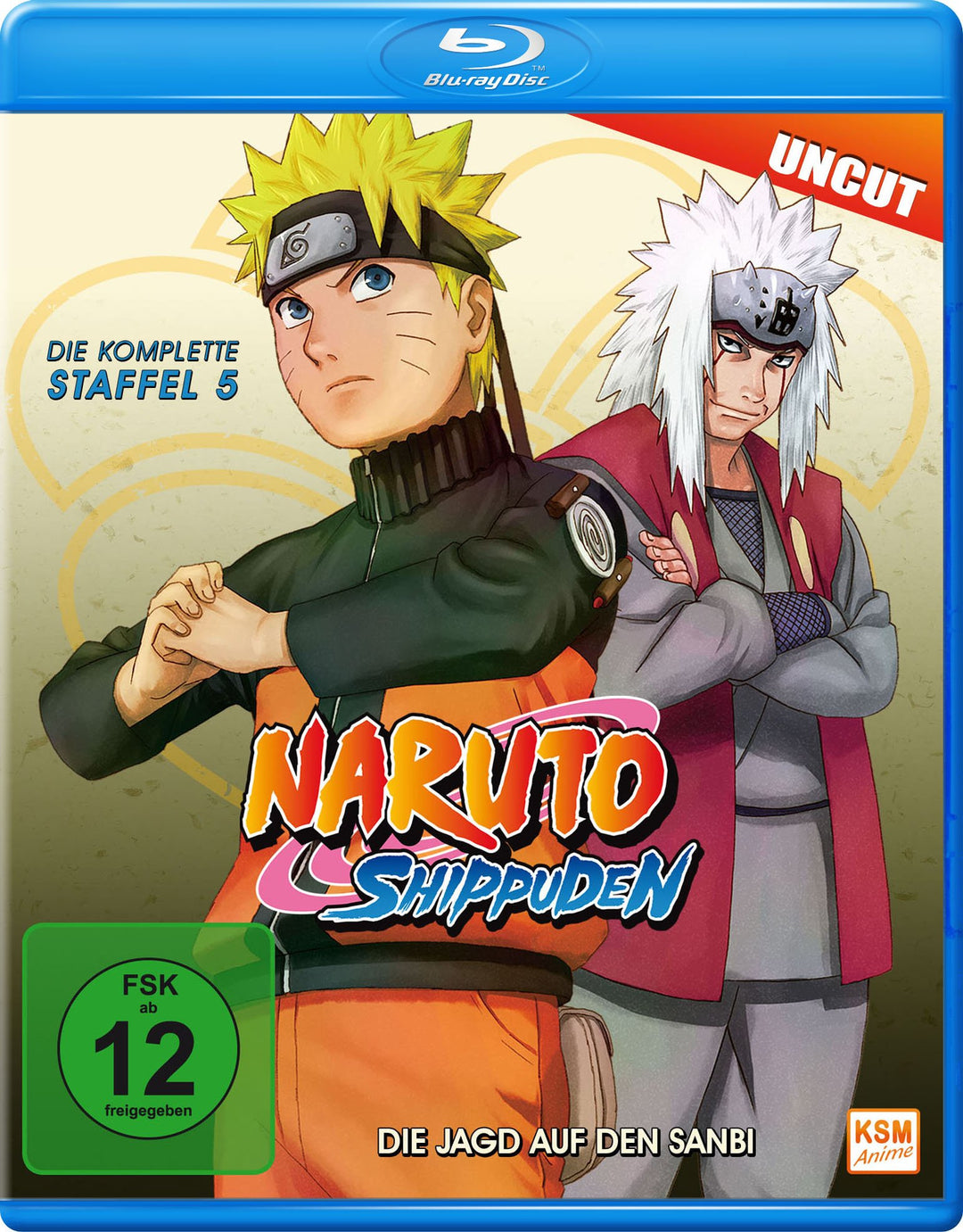 Naruto Shippuden - Staffel 5: Die Jagd auf den Sanbi - Uncut [Blu-ray], Blu-ray