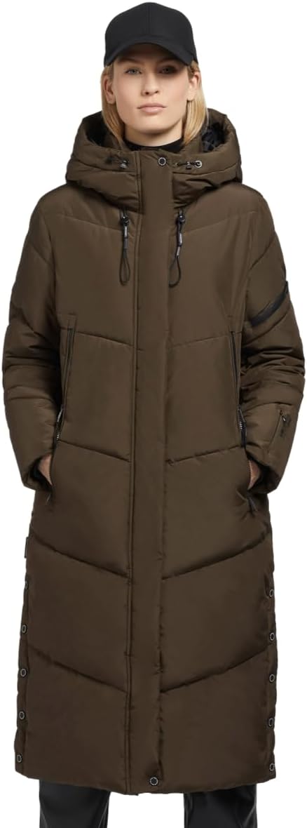 khujo Damen Steppmantel Sonje 5 XS Ran-gre Braun, XS Ran-gre Braun