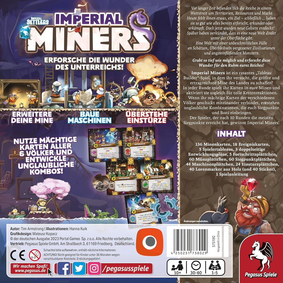 Pegasus Spiele 57519G Imperial Miners (Portal Games)