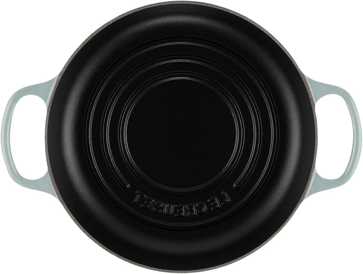 Le Creuset Signature Brot Bräter aus Gusseisen, 24 cm, Sea Salt, Sea Salt