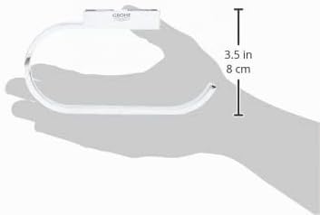GROHE Selection - Toilettenpapierhalter (ohne Deckel, Wandmontage, verdeckte Befestigung), chrom, 41
