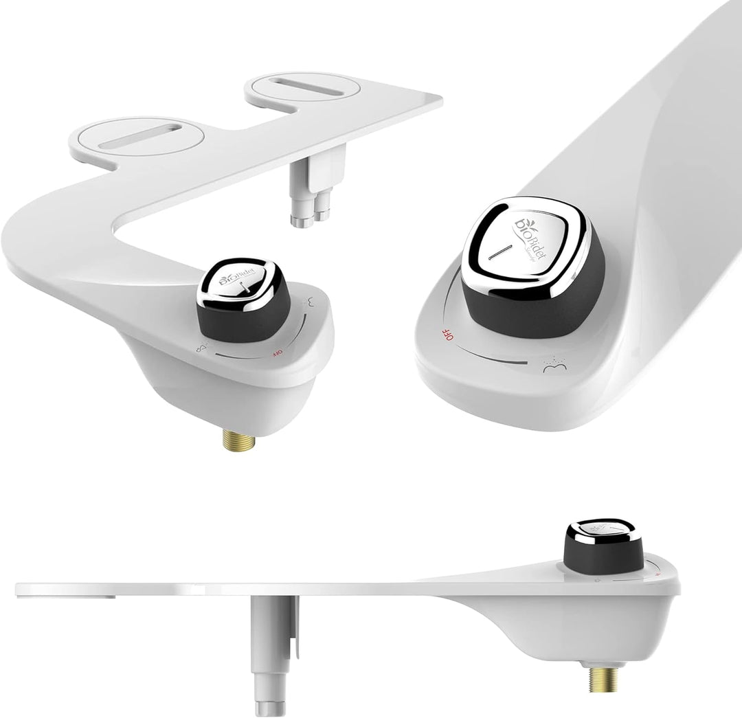 Bio Bidet, schmaler Rand, universelle Passform, nicht elektrisch, Bidet-WC-Aufsatz 1 Pack Komfort-Ko