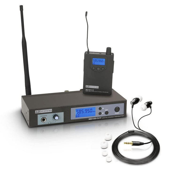 LD Systems MEI 1000 G2 B 5 - In-Ear Monitoring System drahtlos Band 5 584-608 MHz 584 - 607 MHz, 584