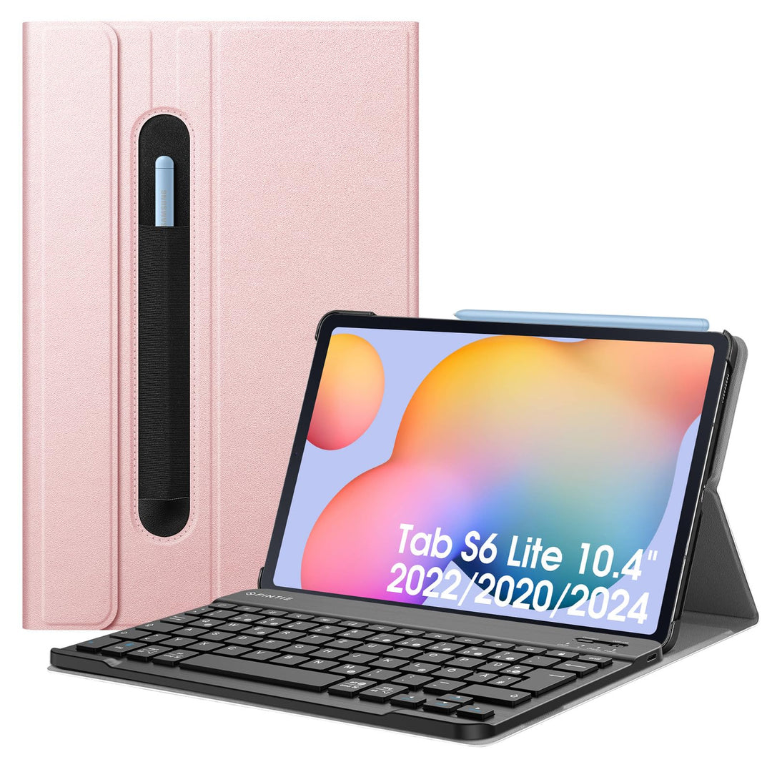 Fintie Tastatur Hülle für Samsung Galaxy Tab S6 Lite 10.4 2022/2020 SM-P610/P613/P615/P619 - Keyboar