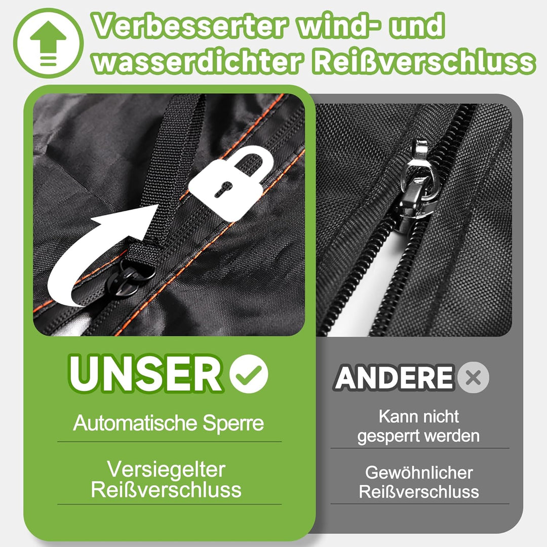 Enzeno Hängesessel Abdeckung Schutzhülle für Hängesessel Wasserdicht mit Reissverschluss 300D Oxford