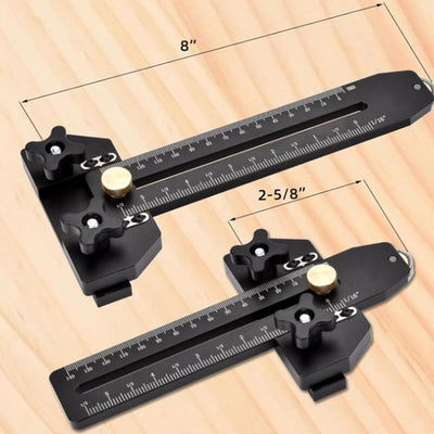 Aluminium Legierung Dünne Rip Jig Tisch Sah Zaun Führung Tisch Säge Zubehör mit Roller Limiter