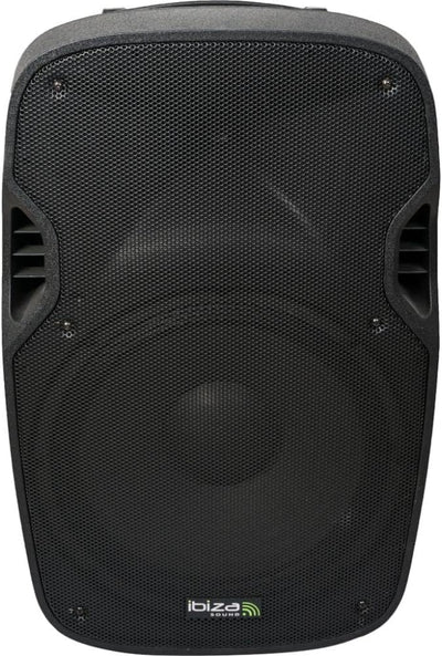 Ibiza - XTK15A - Plug & Play Aktiv-Lautsprechersystem 15"/38cm mit 600W RMS Belastbarkeit - Kompress