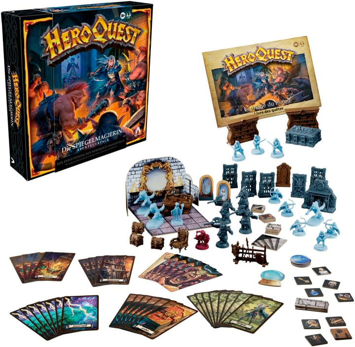 Hasbro Avalon Hill HeroQuest Die Spiegelmagierin Abenteuerpack, Erweiterungsset, HeroQuest Basisspie
