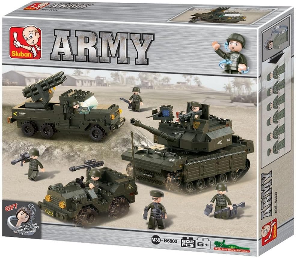 Sluban M38-B6800 Army - Field Battle Forces
