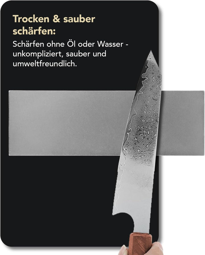 DMT Dia-Sharp Schärfblock mit durchgehender Diamantbeschichtung, extra-fein, 15,2 cm / 6 Zoll,
