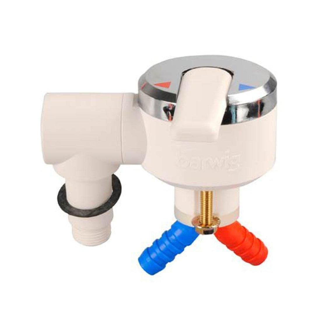 Barwig Einhebelmischer Perfect für Duschanschluss weiss/chrom SB