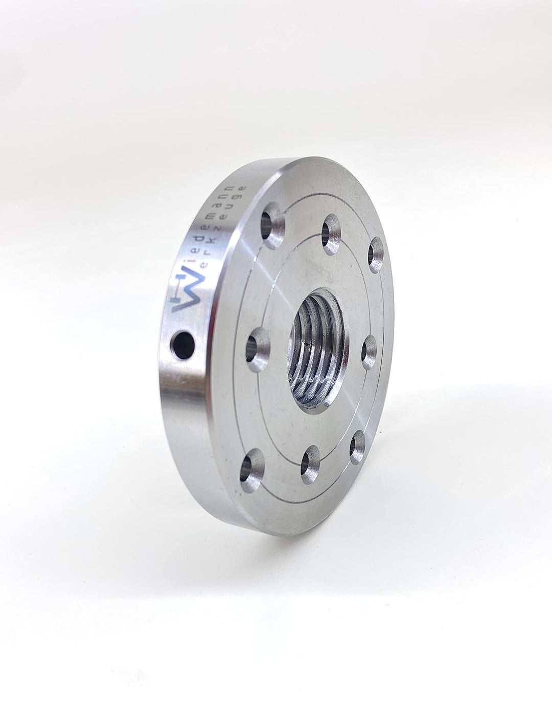 Planscheibe Ø 100mm, Aufnahme M33x3,5mm DIN800, mit Ablaufsicherungsnut ASR, 2 Lochkreise mit 8 Löch