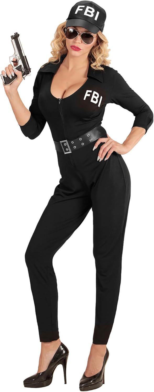 WIDMANN 74031 COSTUME AGENTE FBI S DONNA TUTA +CINT +BERR #7403, S