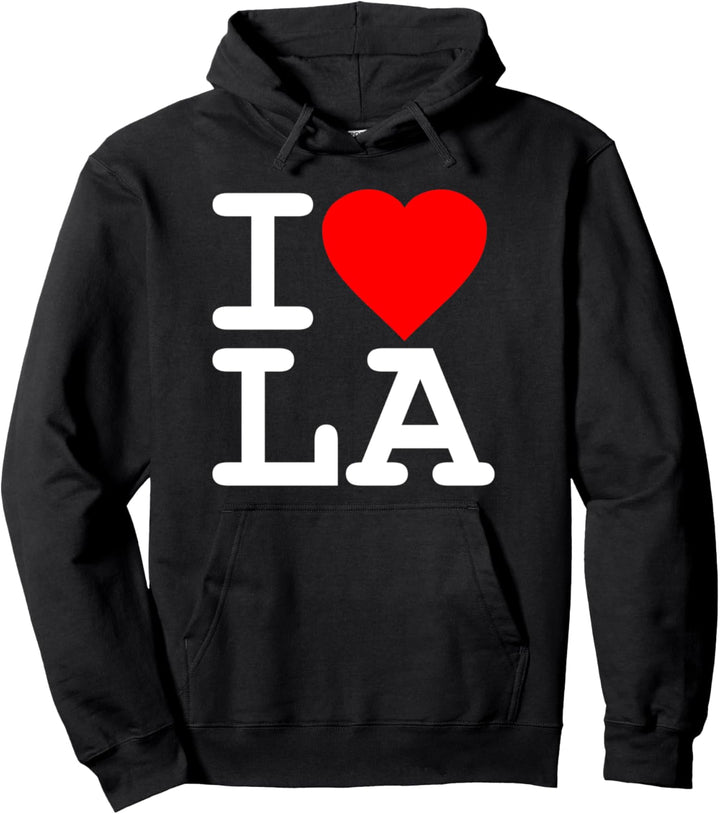 I Love LA Los Angeles Pullover Hoodie