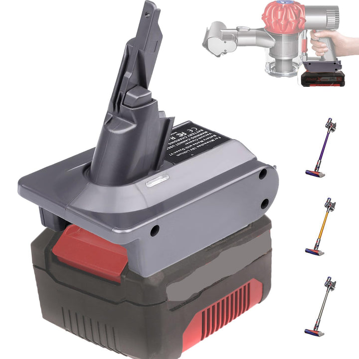 2-in-1-Adapter für Einhell 18V Lithium-Akku Convert to für Dyson V7/8 Handstaubsauger Akku Kompatibe