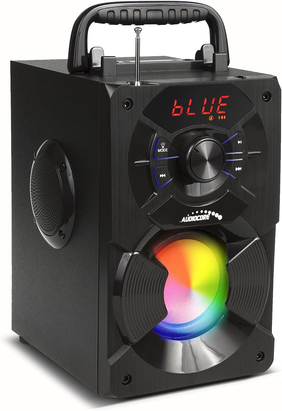 Audiocore AC730 Tragbarer Bluetooth-Lautsprecher Kabellos 11W Ausgangleistung/Radio/SD/MMC/Aux-In/US