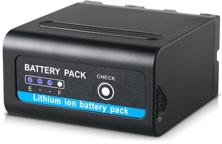 Blumax 2X Akku NP-F980 / NP-F990 LG Zellen 10050mAh + Turbo-Ladegerät | kompatibel mit Sony NP-F750